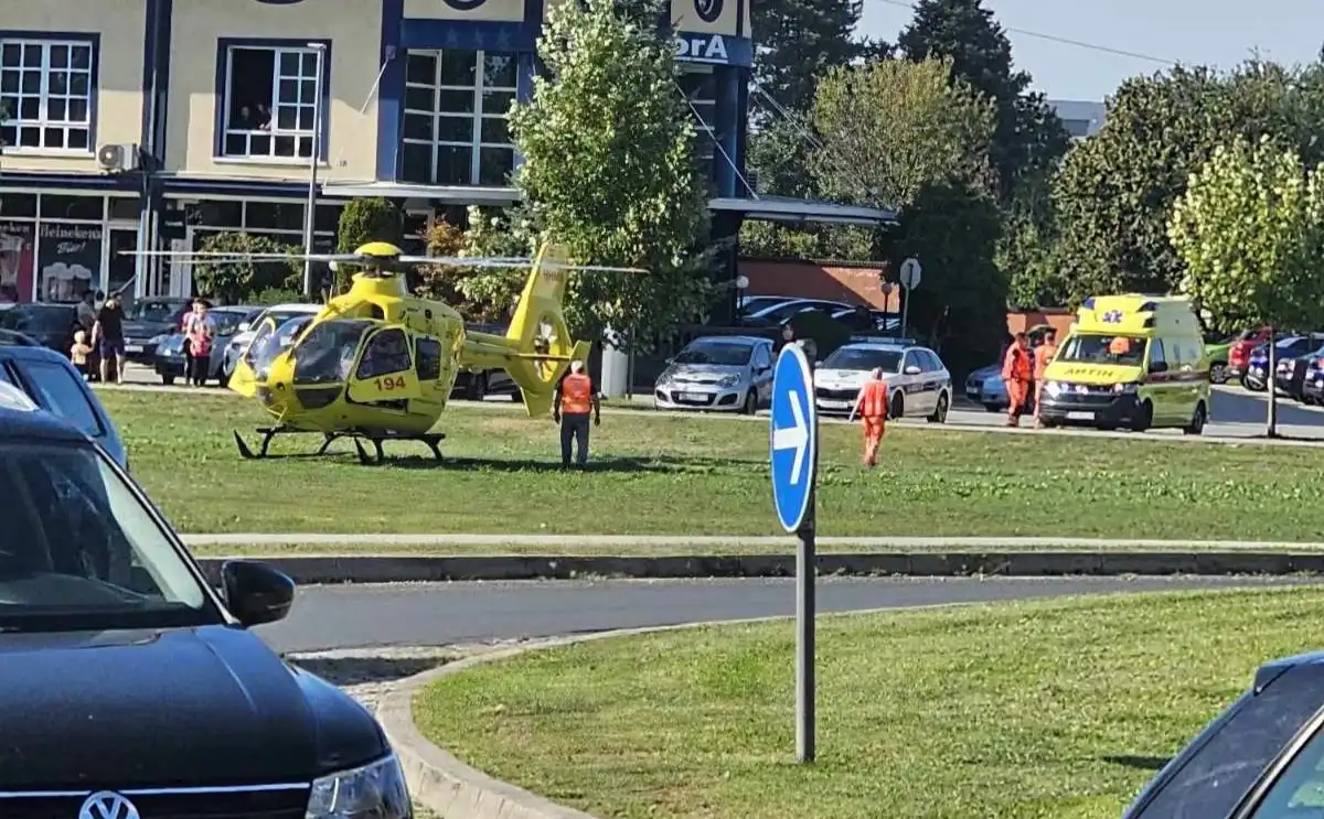 Prijevoz pacijeta helikopterom Čakovec (1)