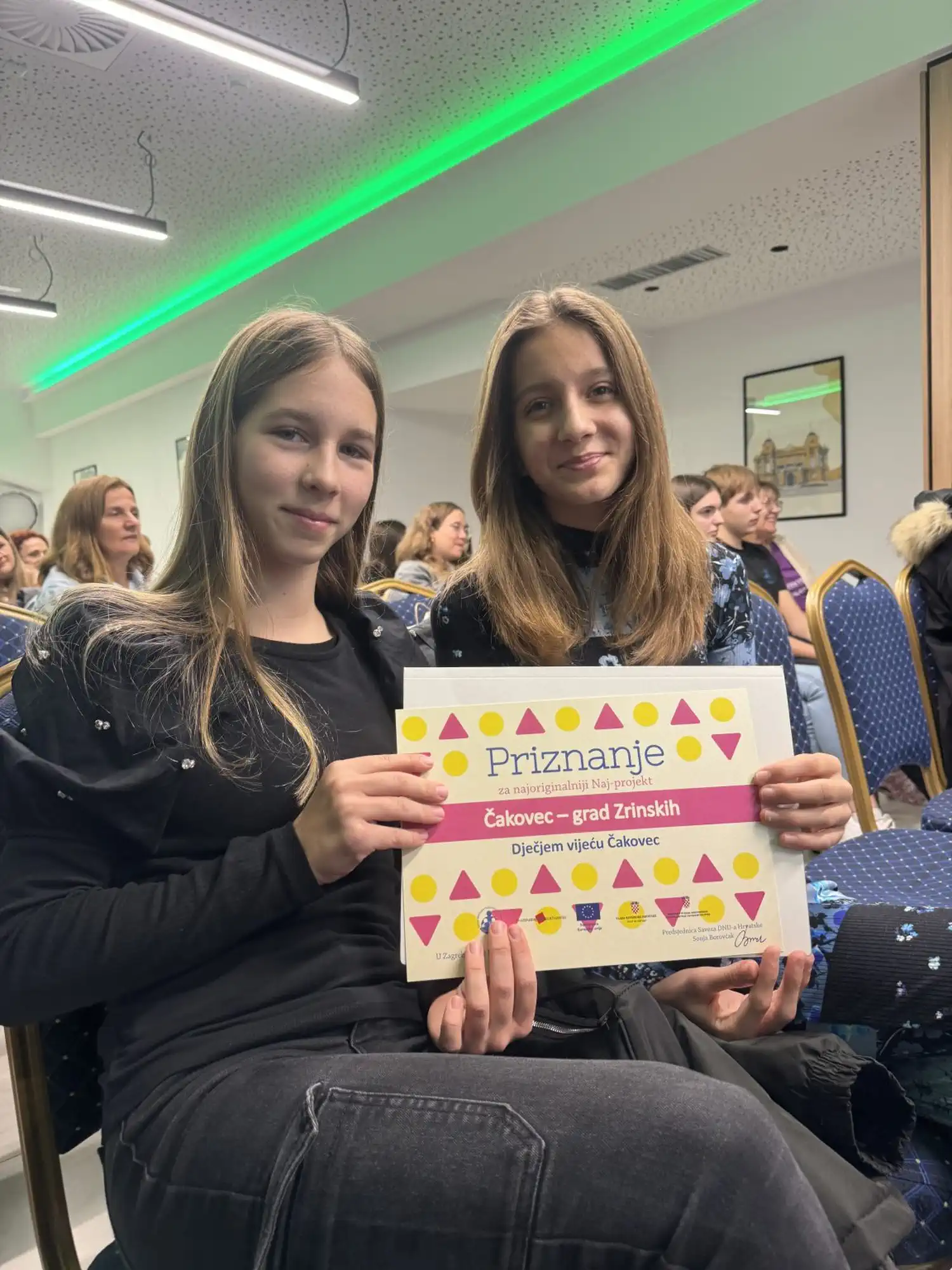 Priznanje za najoriginalniji Naj-projekt ‘Čakovec – grad Zrinskih’ uručeno članovima Dječjeg foruma Grada Čakovca (1)