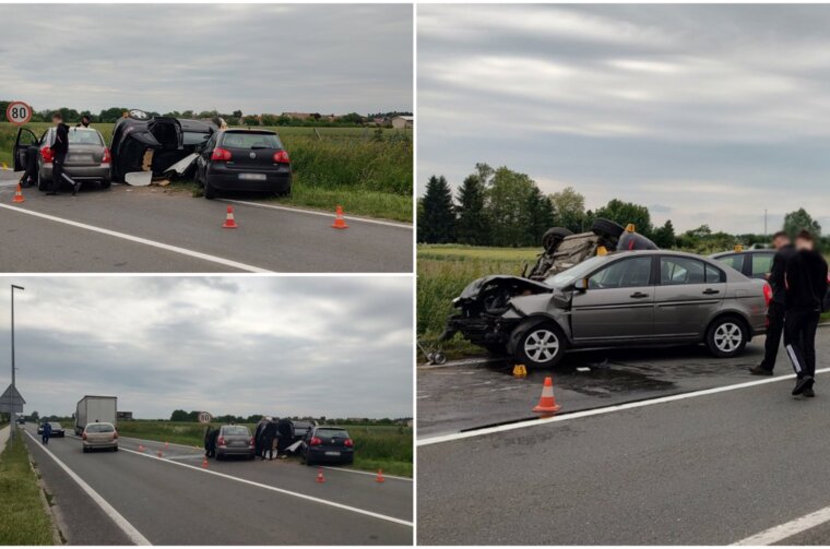 Prometna na zaobilaznici, tri automobila (1)