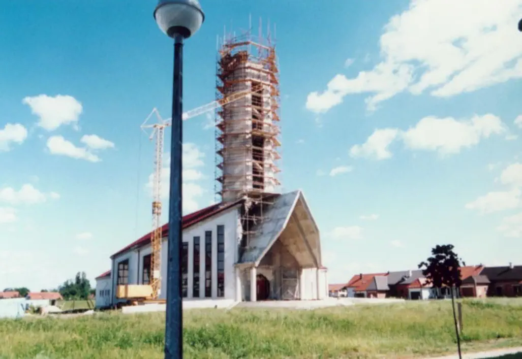 crkva jug u izgradnji Proslavljena 25. godišnjica župe sv. Antuna Padovanskog Jug Čakovec (3)
