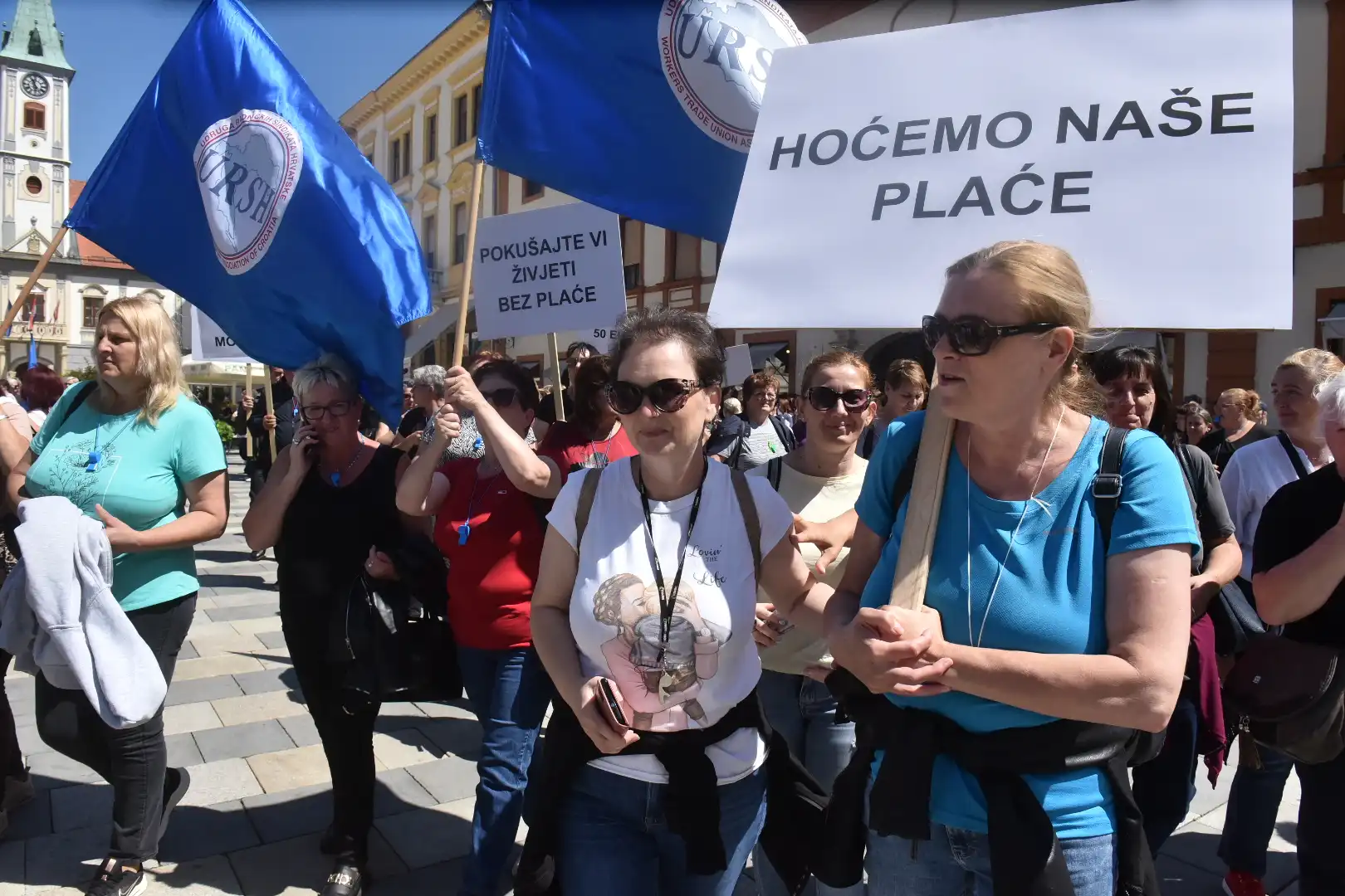 Prosvjed radnika Varteksa 10. 5 na Korzu u Varaždinu (18) Prosvjed radnika Varteksa 10. 5 na Korzu u Varaždinu (18)