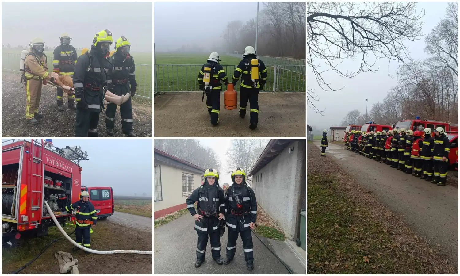 Provedena vatrogasna vježba u Novakovcu Požar na objektu NK Graničar simulirao hitnu reakciju (8)