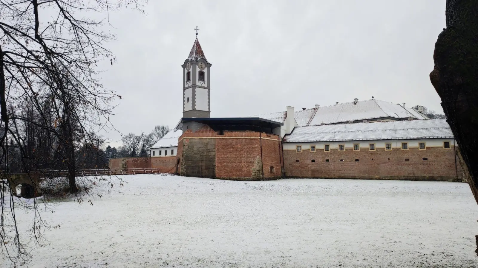 Prvi snijeg 2025., Perivoj Zrinskih, Čakovec (1)