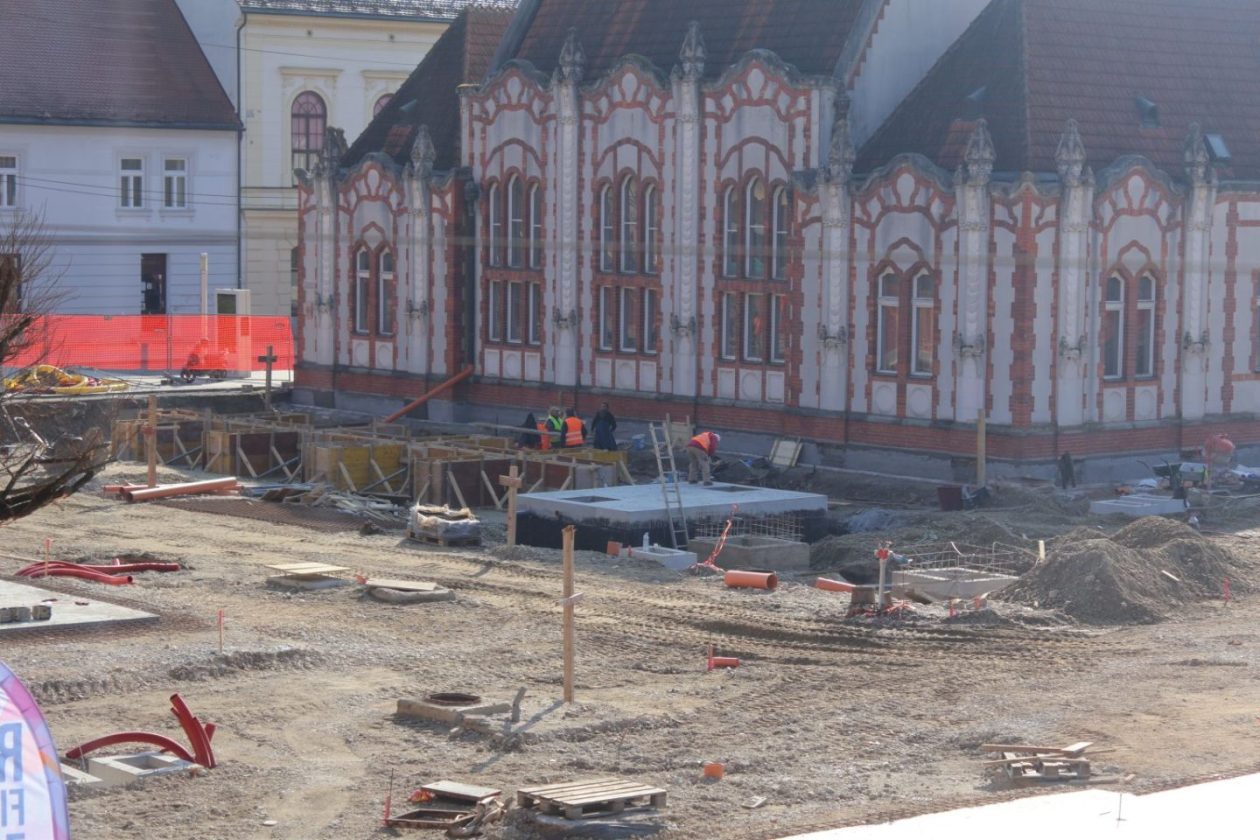 Radovi Trg Republike Čakovec 2026 (2)