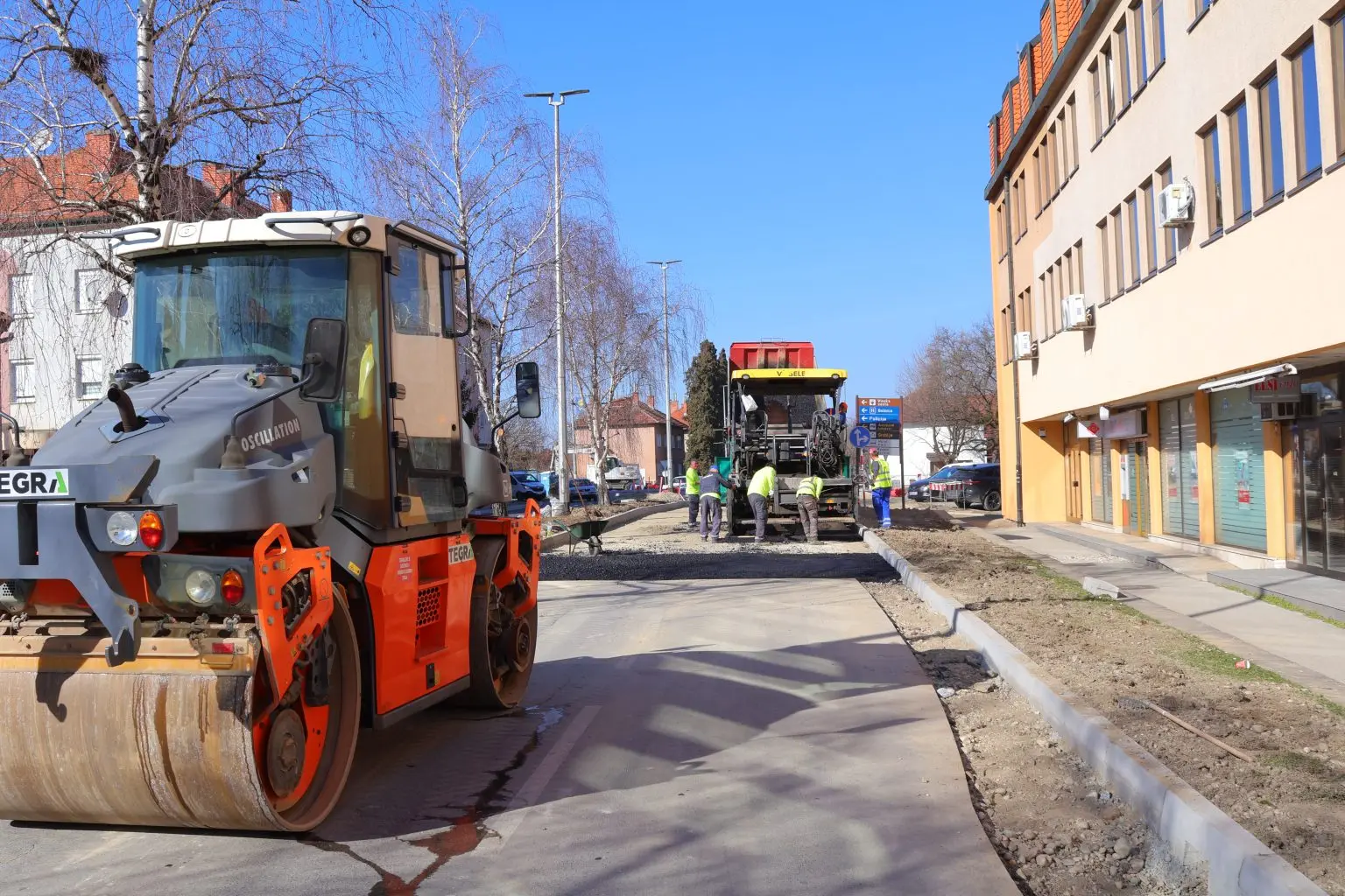 Rekonstrukcija raskrižja ulica Tome Masaryka i Ivana Mažuranića u Čakovcu bliži se završetku (7)