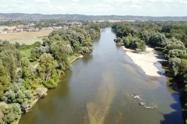 Rijeka Mura iz zraka (1)