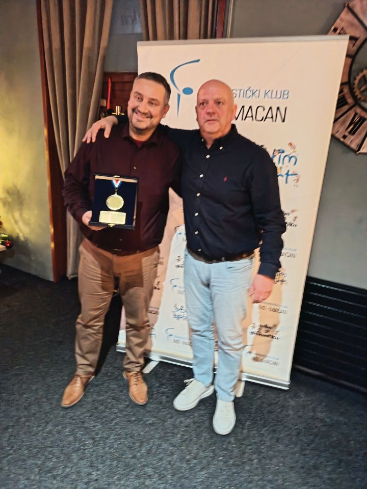 Roko Sorić, dobitnik medalje