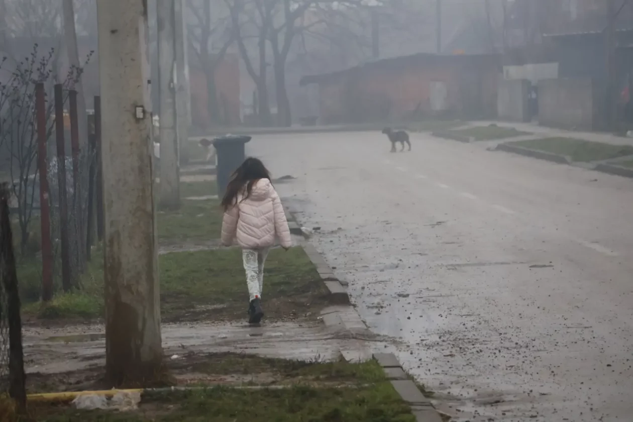 Romsko naselje Pribislavec dijete pas (55)