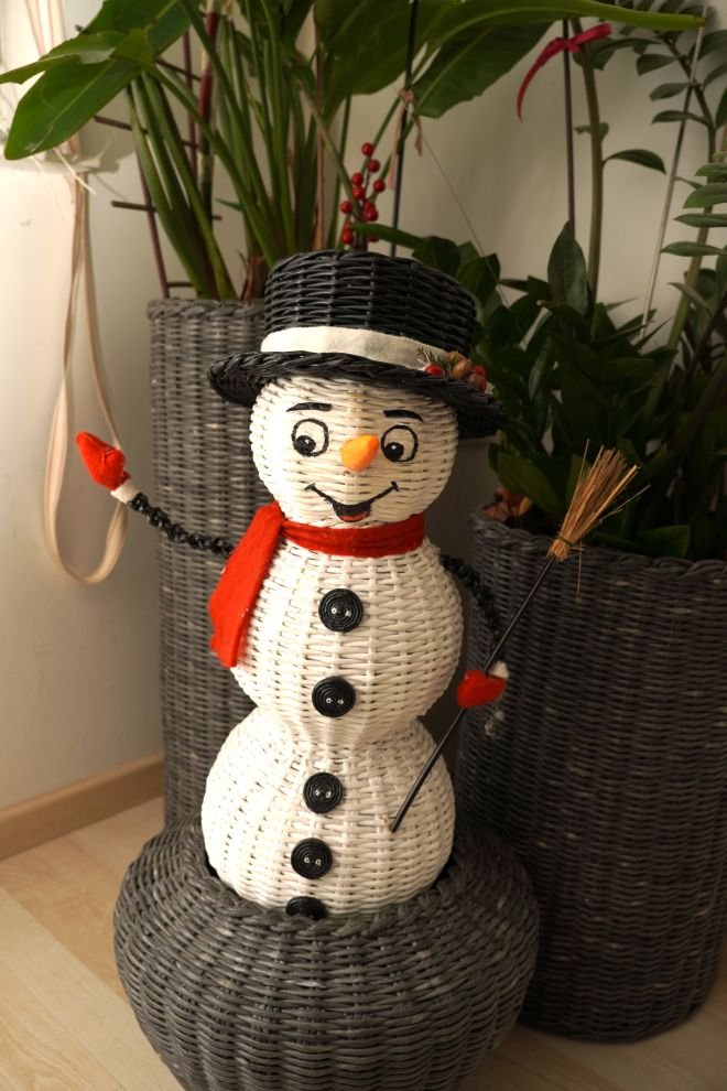 Ručni rad pletene košare ukras Črečan (12)