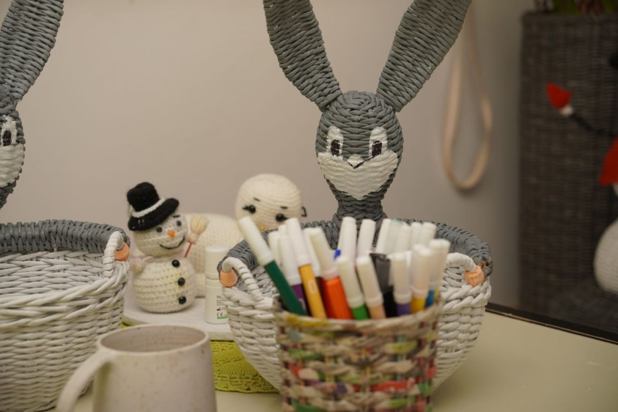 Ručni rad pletene košare ukras Črečan (13)