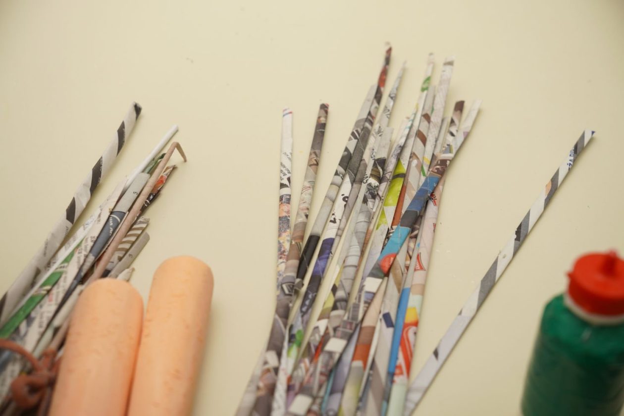 Ručni rad pletene košare ukras Črečan (16)