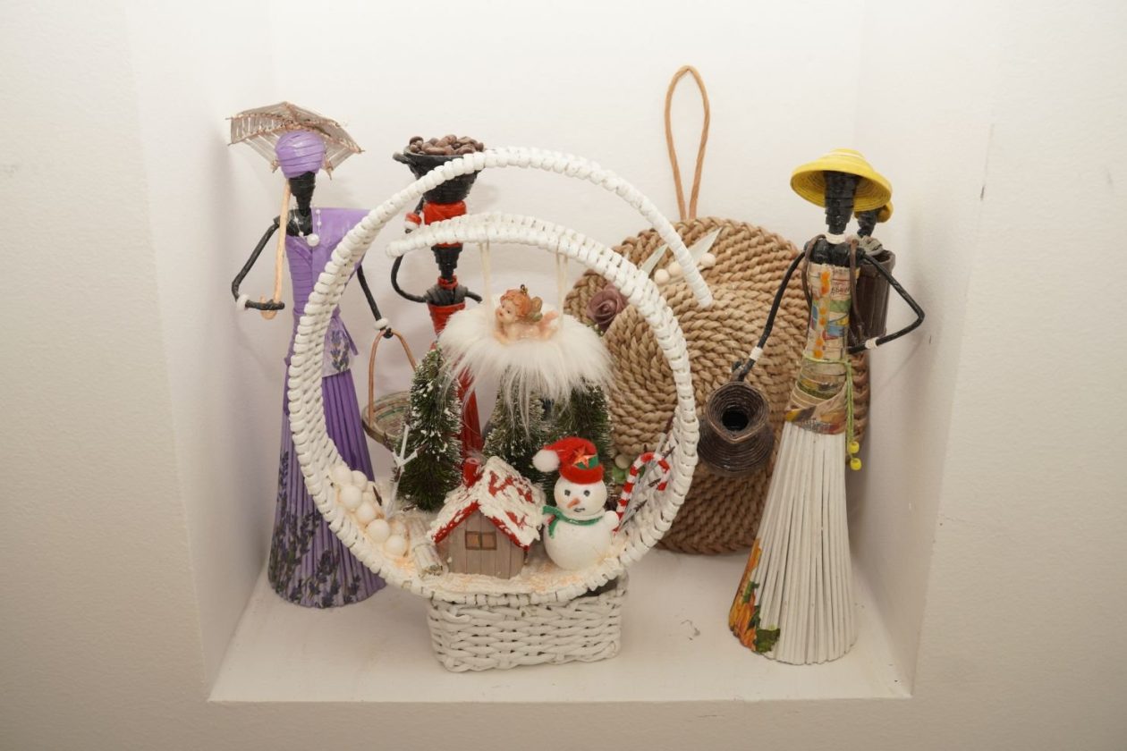 Ručni rad pletene košare ukras Črečan (23)