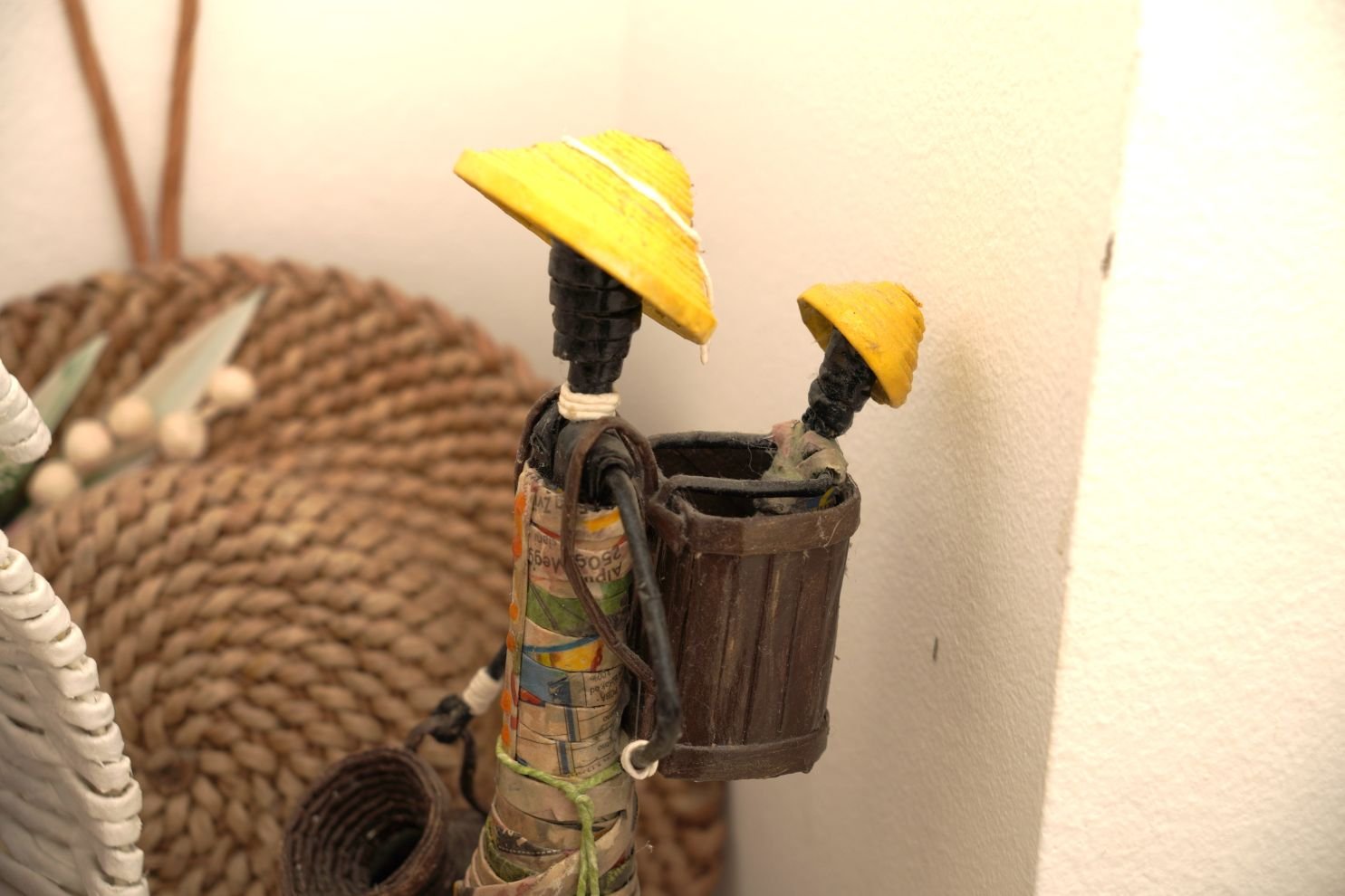 Ručni rad pletene košare ukras Črečan (27)