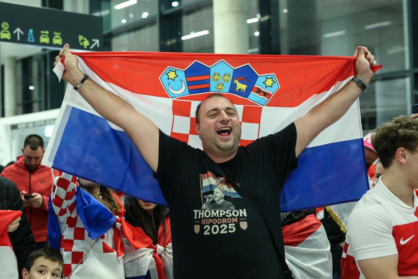 Doček brončanih rukometaša u Zračnoj luci Franjo Tuđman