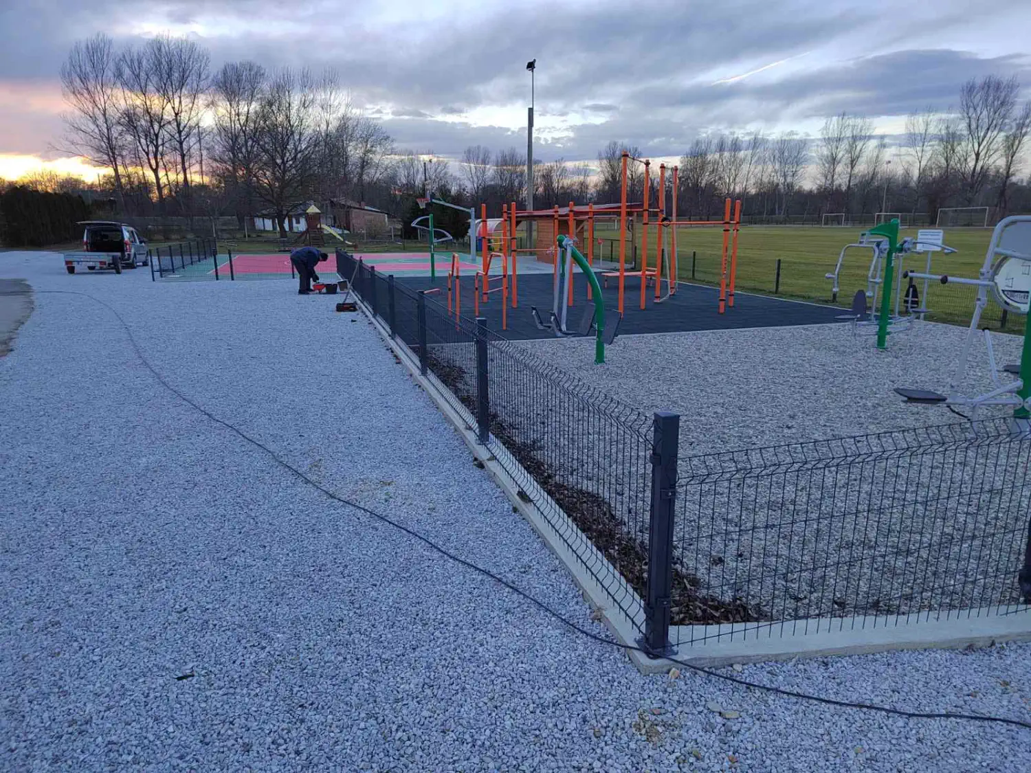 SVETI MARTIN NA MURI Postavljena nova ograda i solarna rasvjeta uz sportske terene (5)