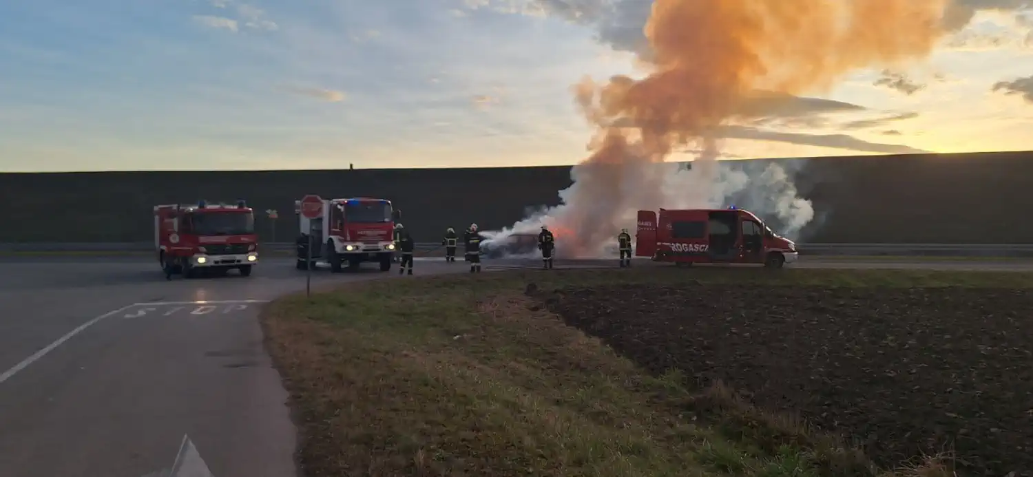 Samozapaljenje vozila Donji Mihaljevec (2) Samozapaljenje vozila Donji Mihaljevec (2)