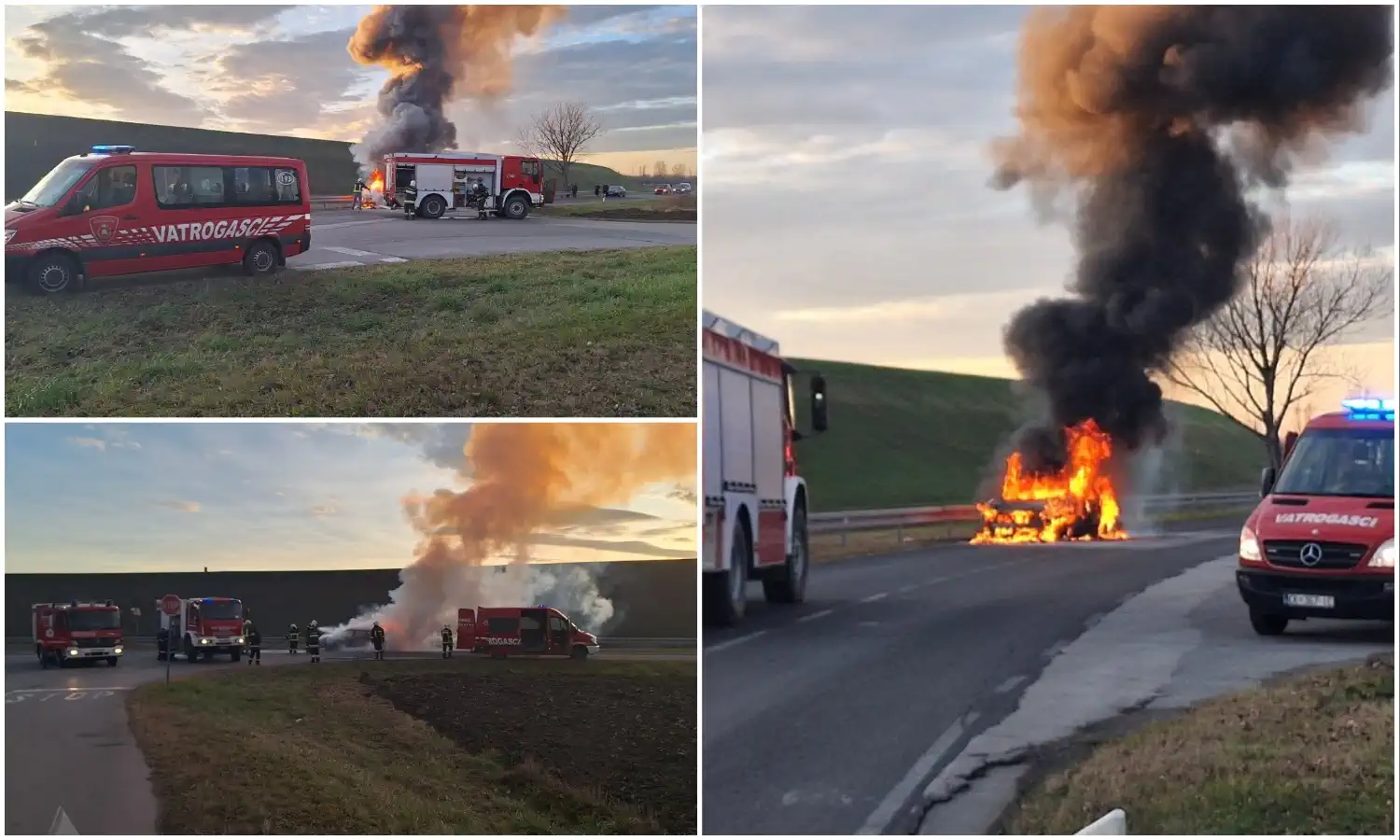 Samozapaljenje vozila Donji Mihaljevec (6) Samozapaljenje vozila Donji Mihaljevec (6)
