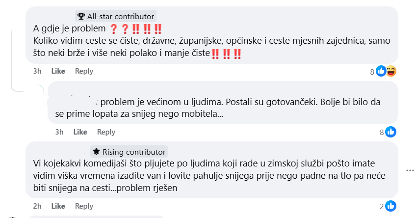 Screenshot Facebook komentari na snijeg siječanj 2026 (1)