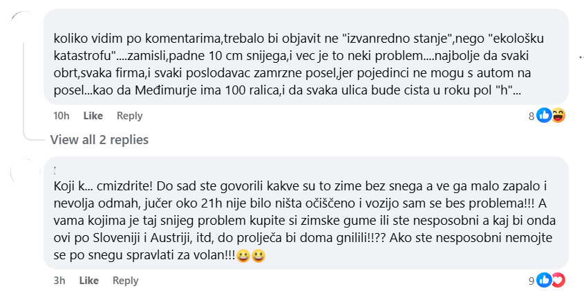Screenshot Facebook komentari na snijeg siječanj 2026 (8)