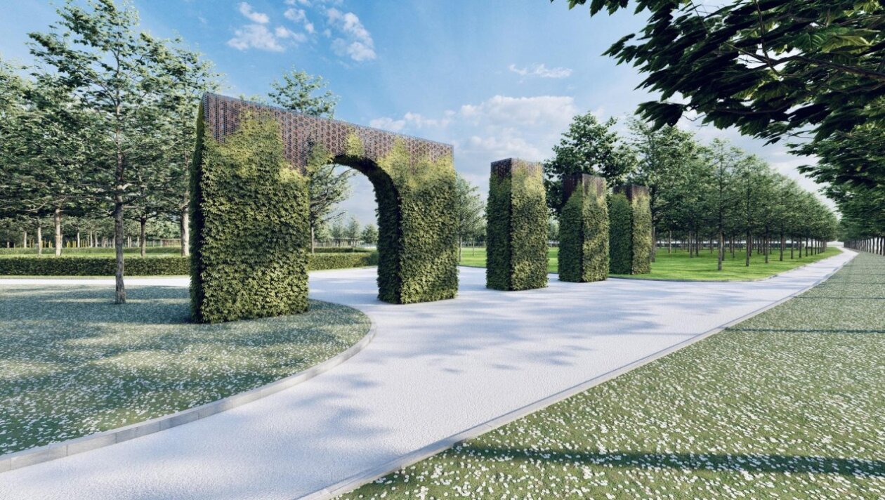 Zelena oaza, vizualizacija