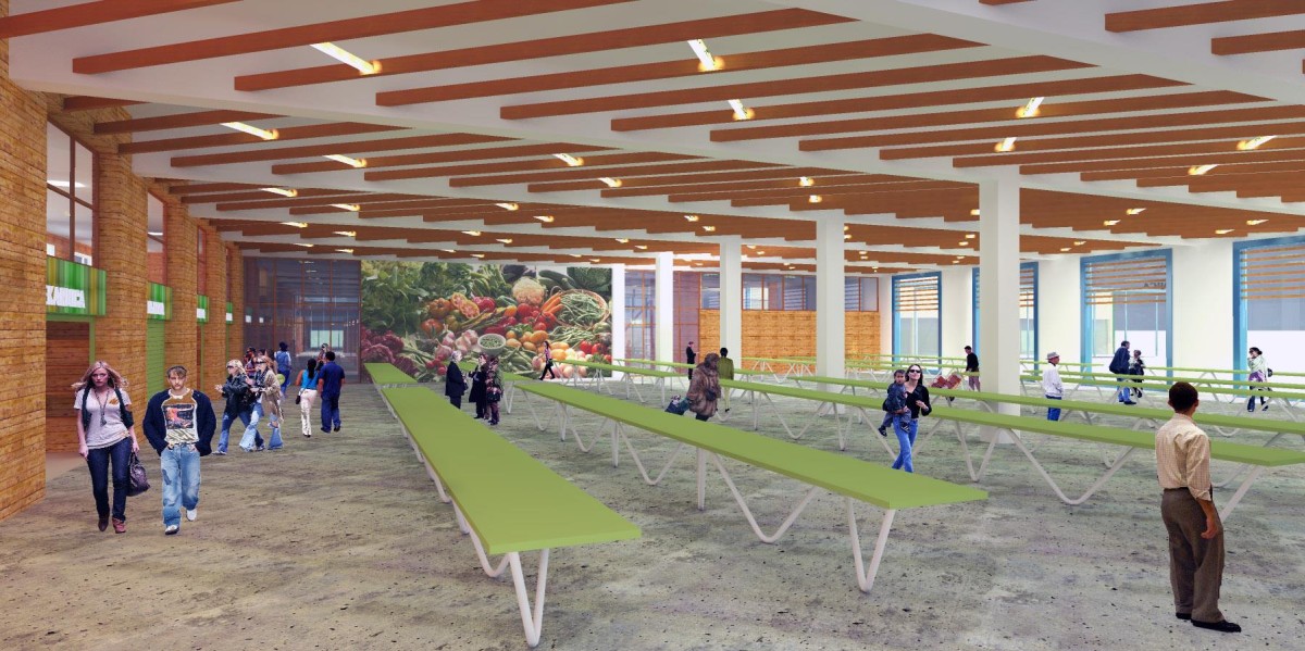 tržnica unutar kompleksa mtč-a