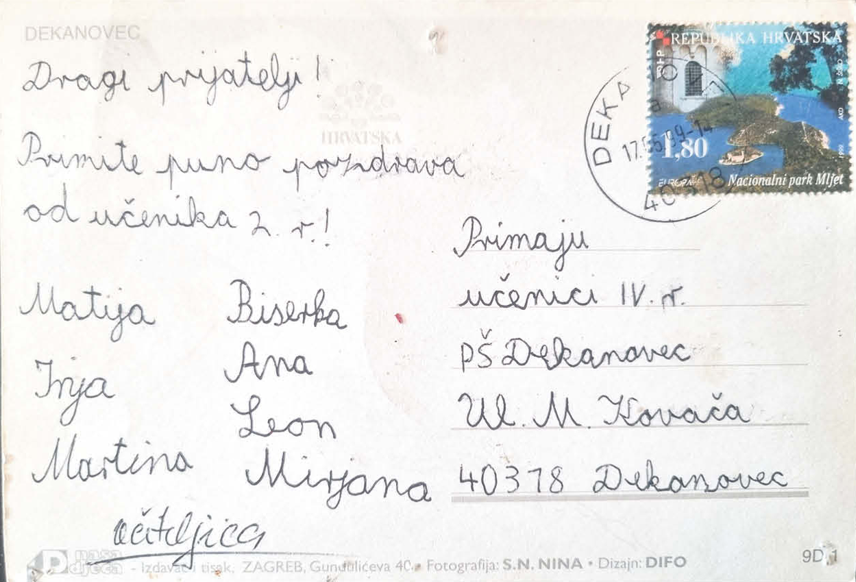 Razglednica iz Dekanovca