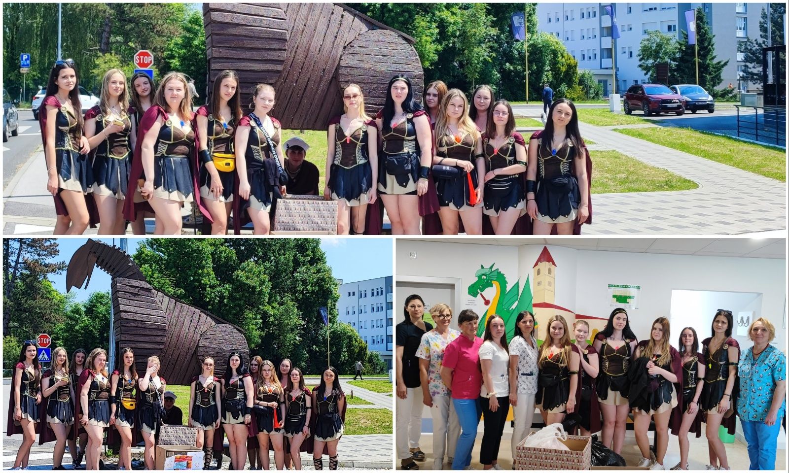 Srednja škola Čakovec – maturanti trojanci, trojski konj (2) Srednja škola Čakovec – maturanti trojanci, trojski konj (2)