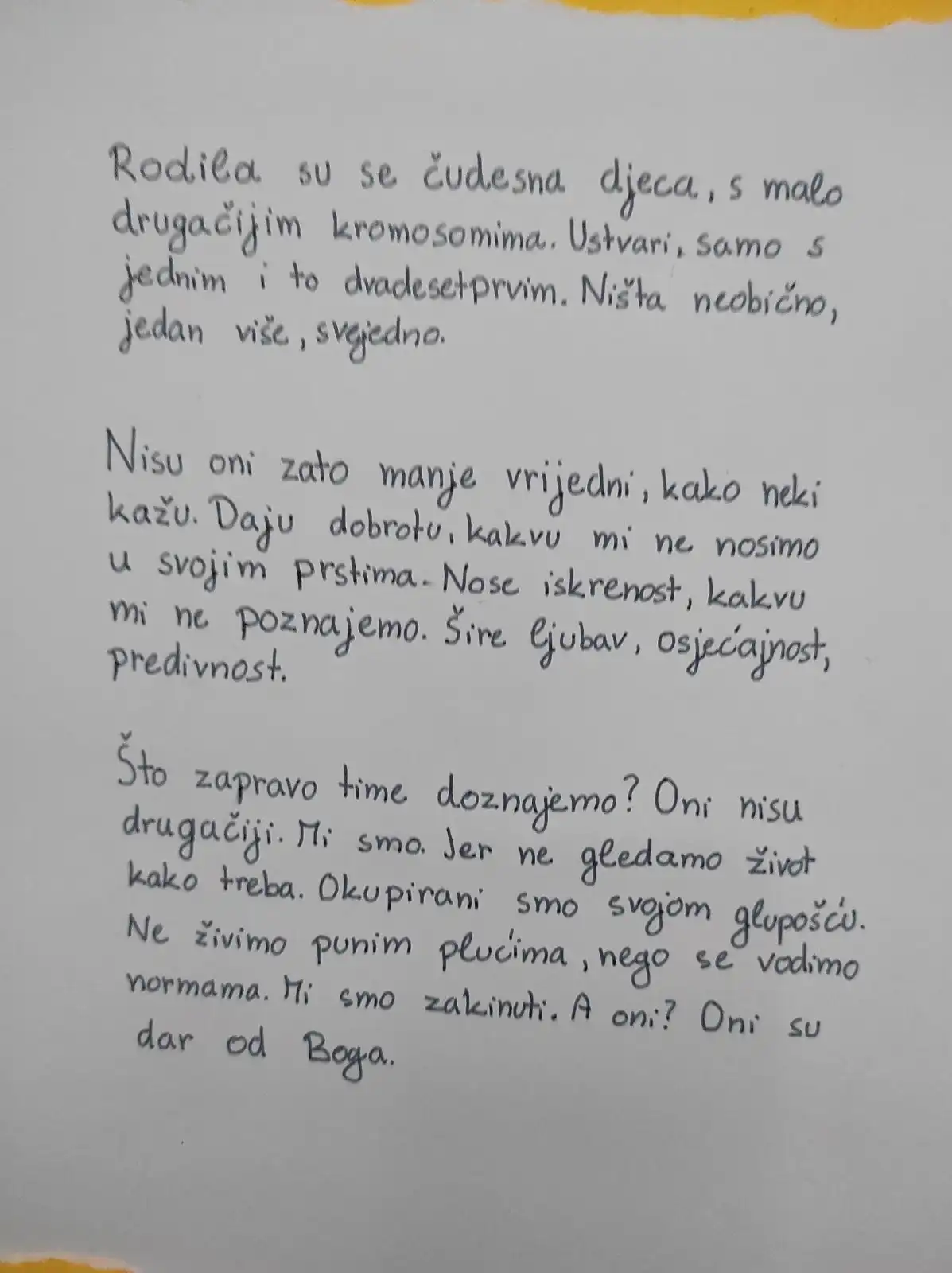 Srednja škola Čakovec obilježen Međunarodni dan osoba s Downovim sindromom (9) Srednja škola Čakovec obilježen Međunarodni dan osoba s Downovim sindromom (9)