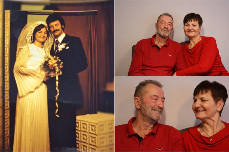 Stanko i Marija Dolenčić naslovna 50 godina braka