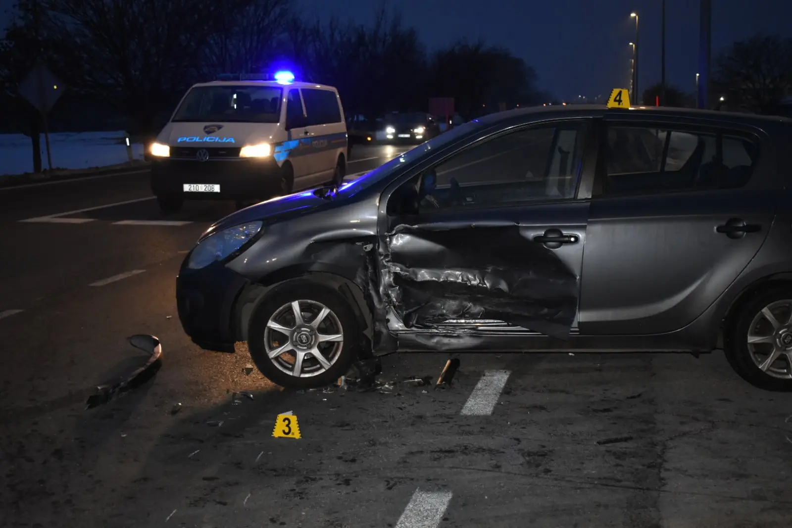 Sudar prometna nesreća južna obilaznica Čakovec (1)