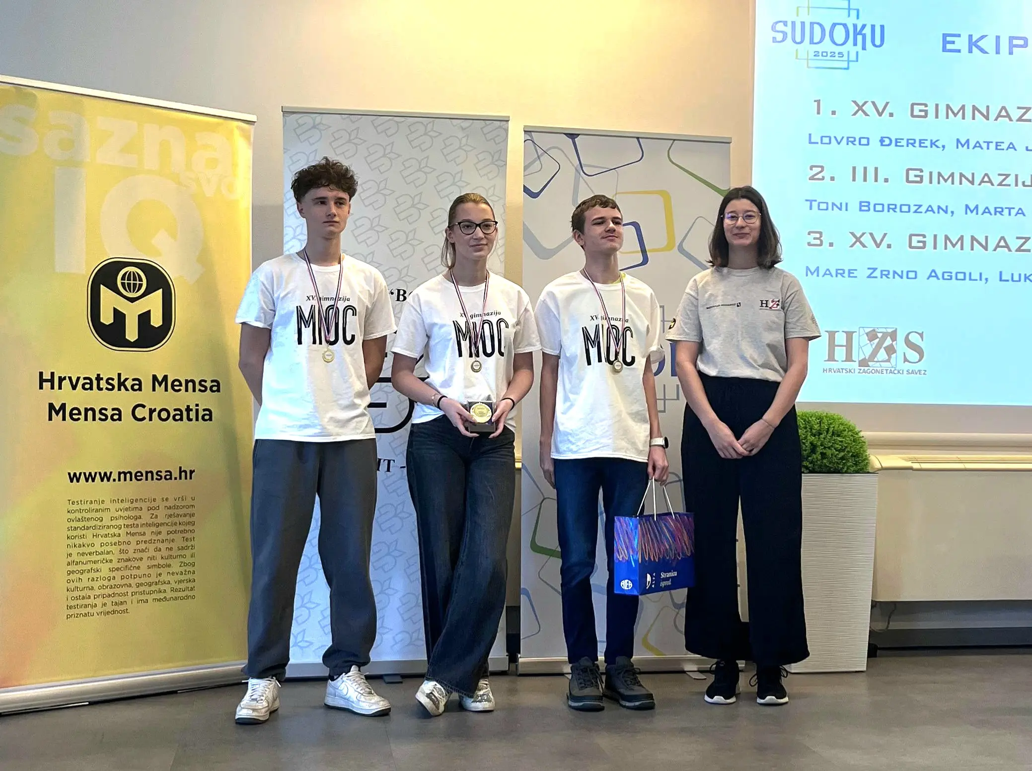 Sudoku2025 – ekipno juniori pobjednici