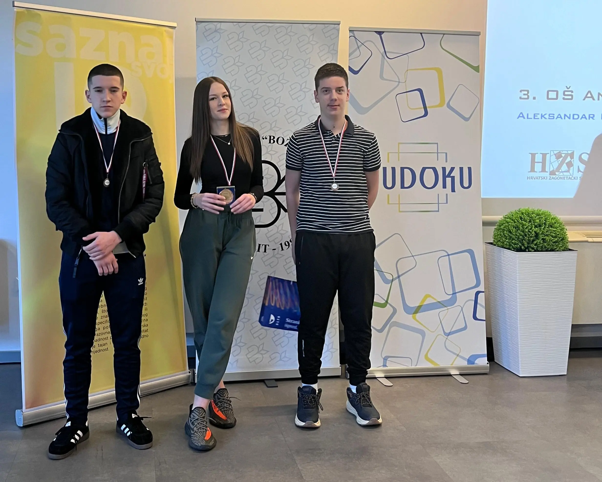 Sudoku2025-ekipno kadeti trece mjesto