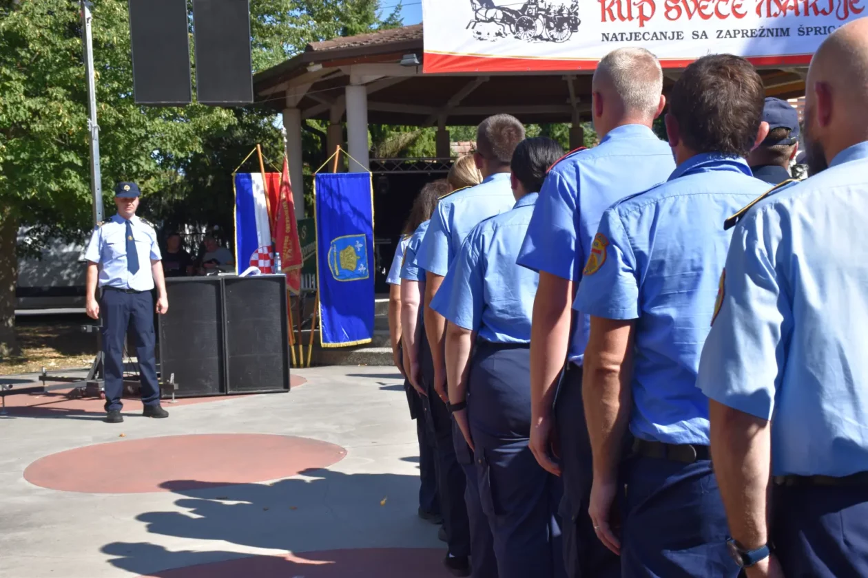 Sveta Marija, vatrogasci, natjecanje, zaprežne šprice 2025 (13)