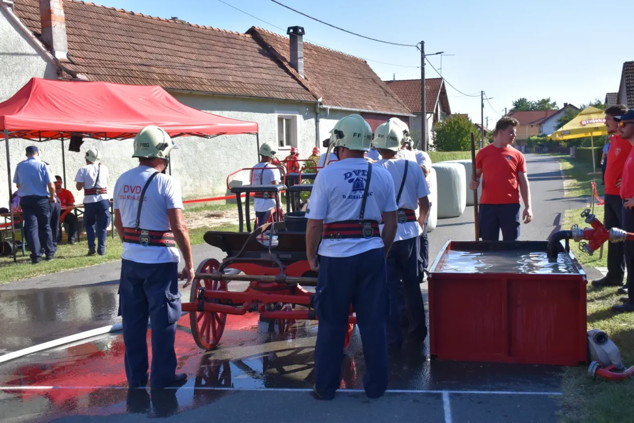 Sveta Marija, vatrogasci, natjecanje, zaprežne šprice 2025 (16)