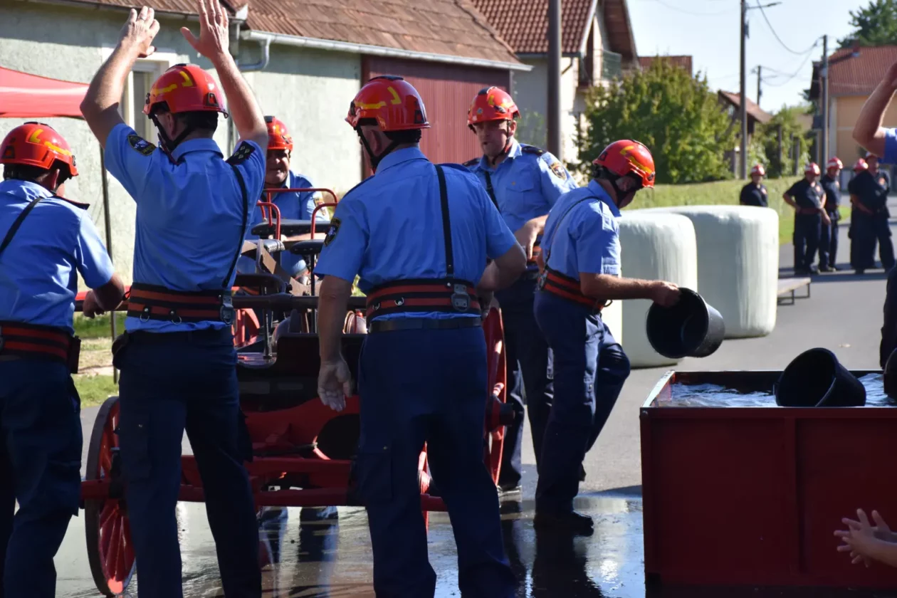 Sveta Marija, vatrogasci, natjecanje, zaprežne šprice 2025 (28)