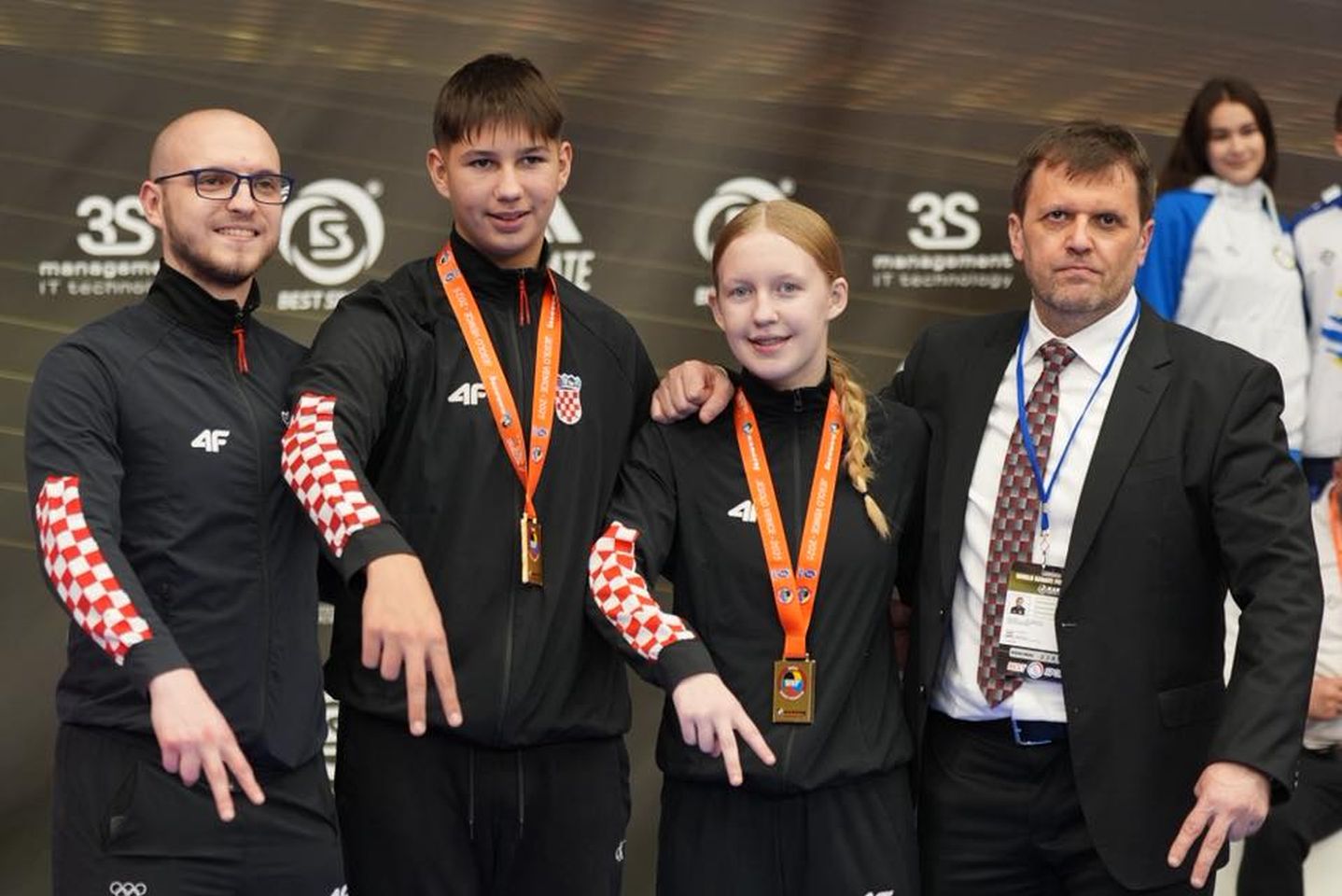 Tesa Balog, Petar Filipović i treneri Tesa Balog, Petar Filipović i treneri