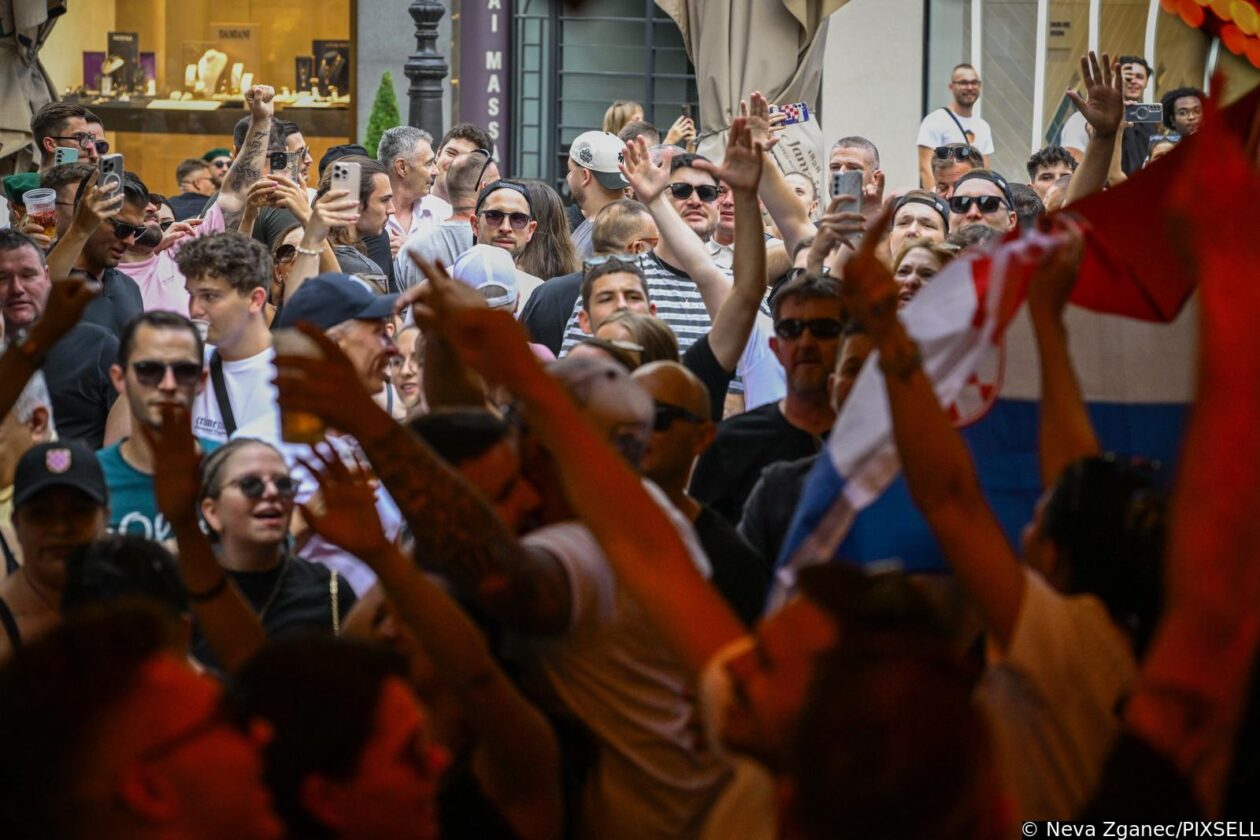 Zagreb: Atmosfera u centru grada uoči sutrašnjeg koncerta Marka Perkovića Thompsona