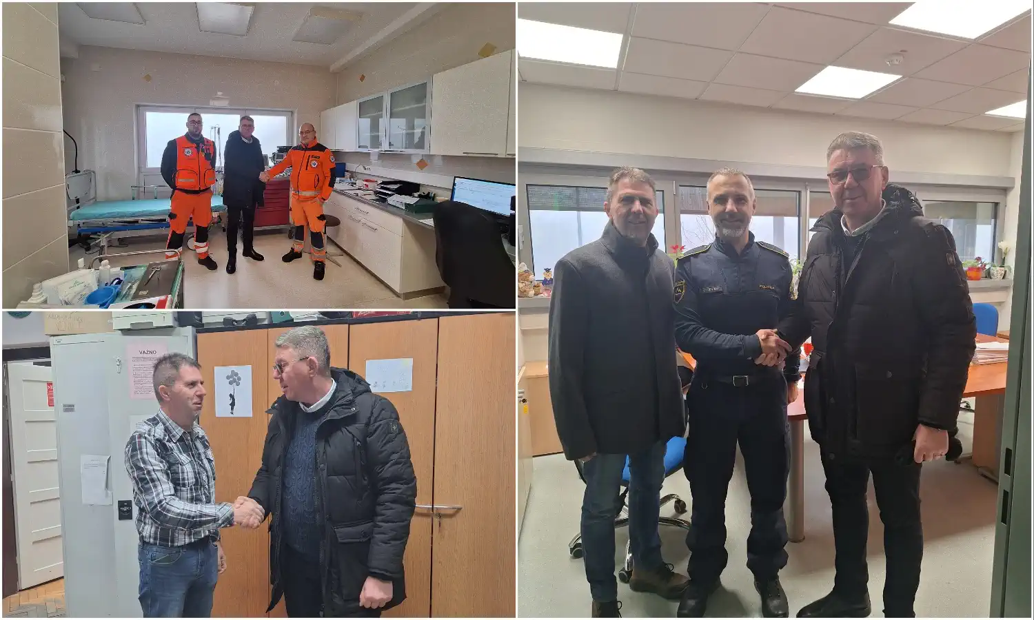 Tradicionalni posjet gradonačelnika Dražena Srpaka dežurnim službama (5)