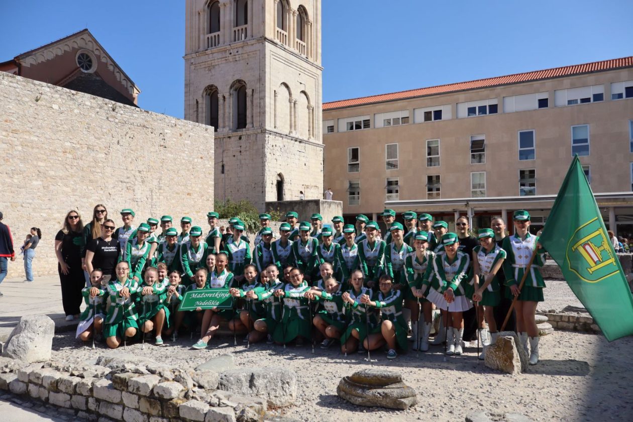 USPJEH U ZADRU Mažoretkinje Nedelišća osvojile više medalja na državnom prvenstvu (1)