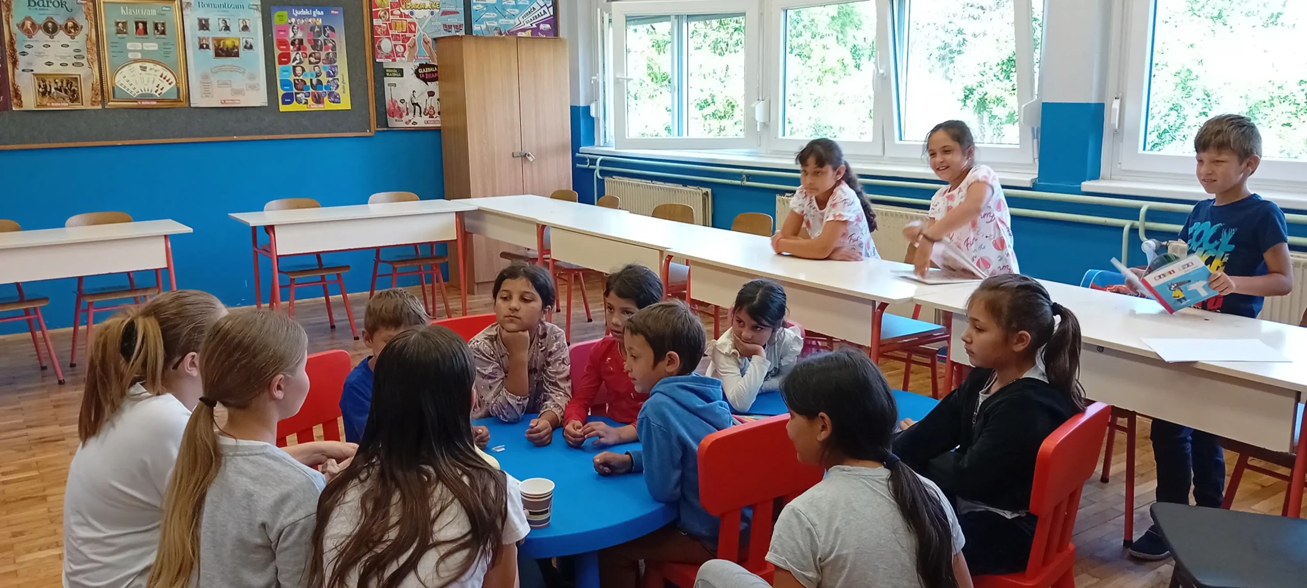 Učenici OŠ Domašinec pripovijedaju vrtićarcima (4) Učenici OŠ Domašinec pripovijedaju vrtićarcima (4)