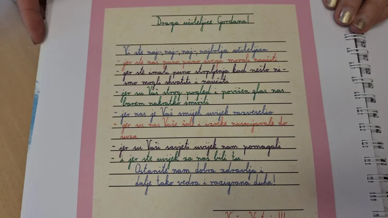 Učiteljica Gordana Kolarić, Sveti Juraj na Bregu, OŠ Ivana Gorana Kovačića, mirovina (8)