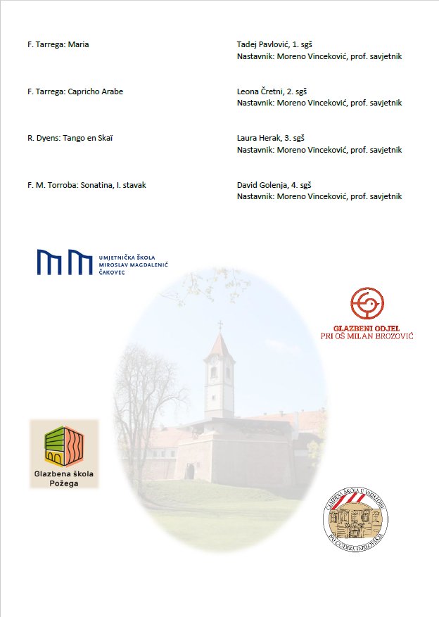 Umjetnička škola Miroslav Magdalenić Čakovec – gitara (12) Umjetnička škola Miroslav Magdalenić Čakovec – gitara (12)