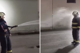 vatrogasci, krštenje