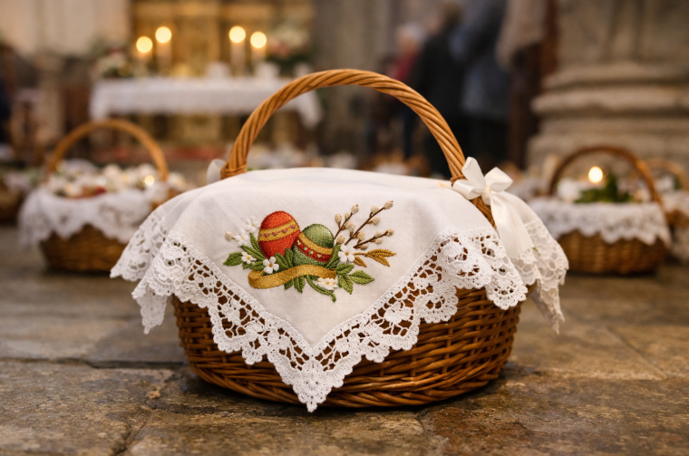 Uskrsna košara za blagoslov hrane
