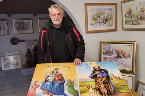 VJERA I TRADICIJA Župa Goričan izrađuje novu zastavu u čast sv. Leonarda – umjetnički rad potpisuje Franjo Mustač (1)