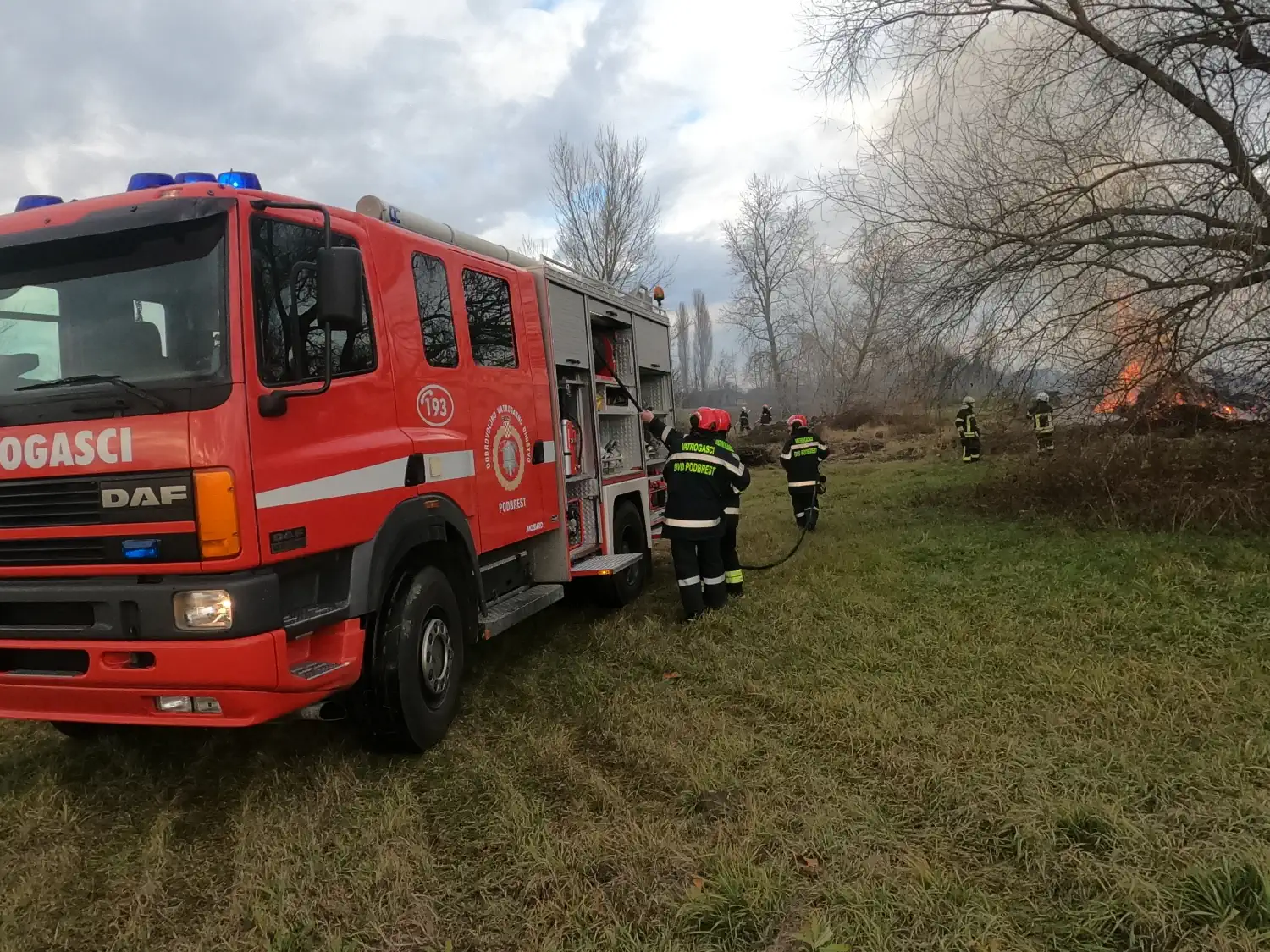 VZO OREHOVICA Dvostruka intervencija i uspješna vježba vatrogasaca u dva dana (4)