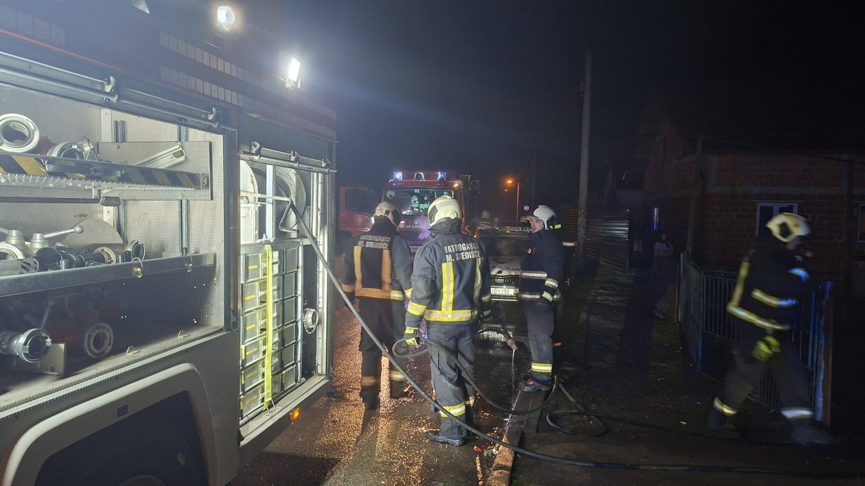 Vatrogasci Mursko Središće – požar vikendica sitnice (4)