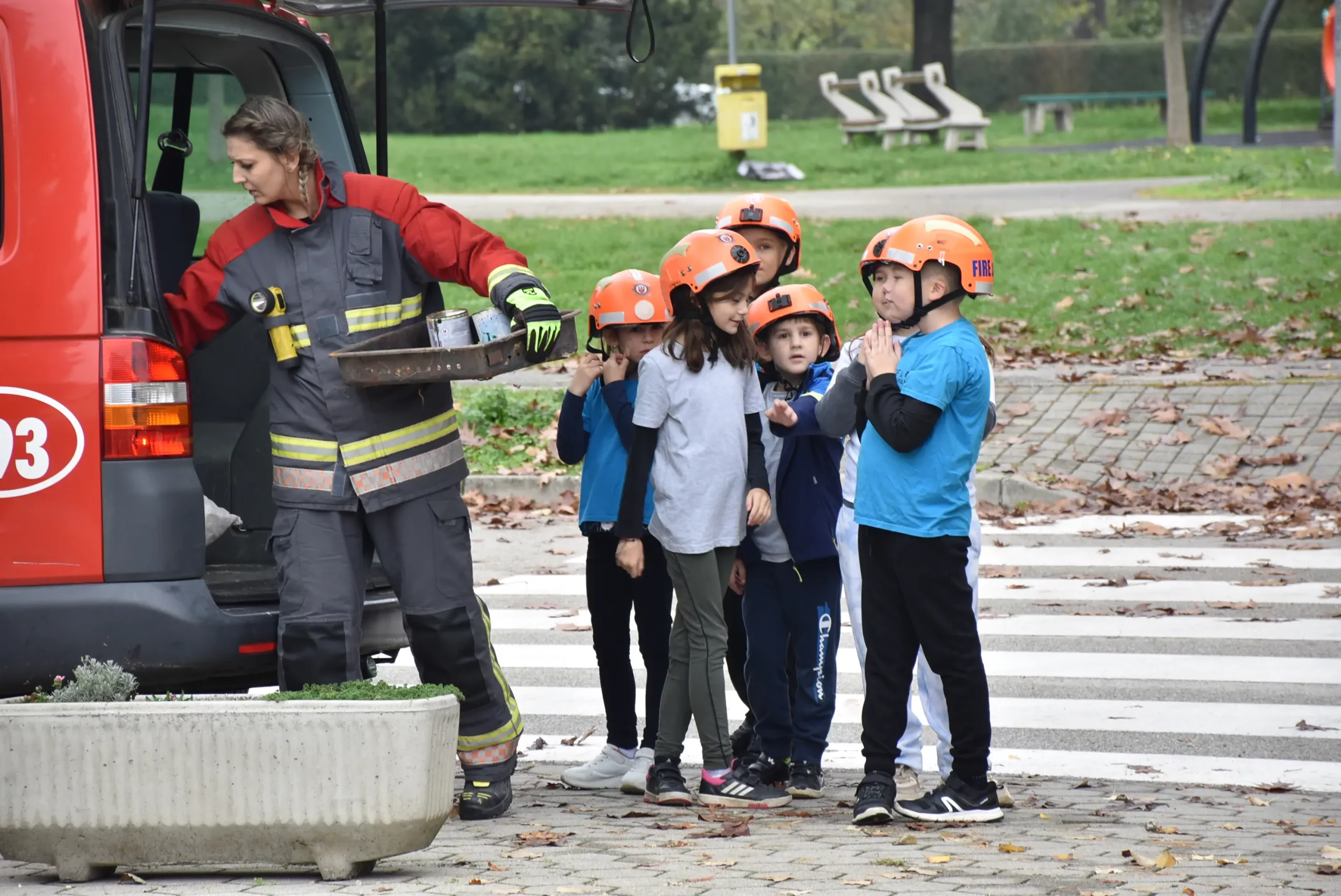 Vatrogasna vježba II. osnovna škola Čakovec 2024 (14)