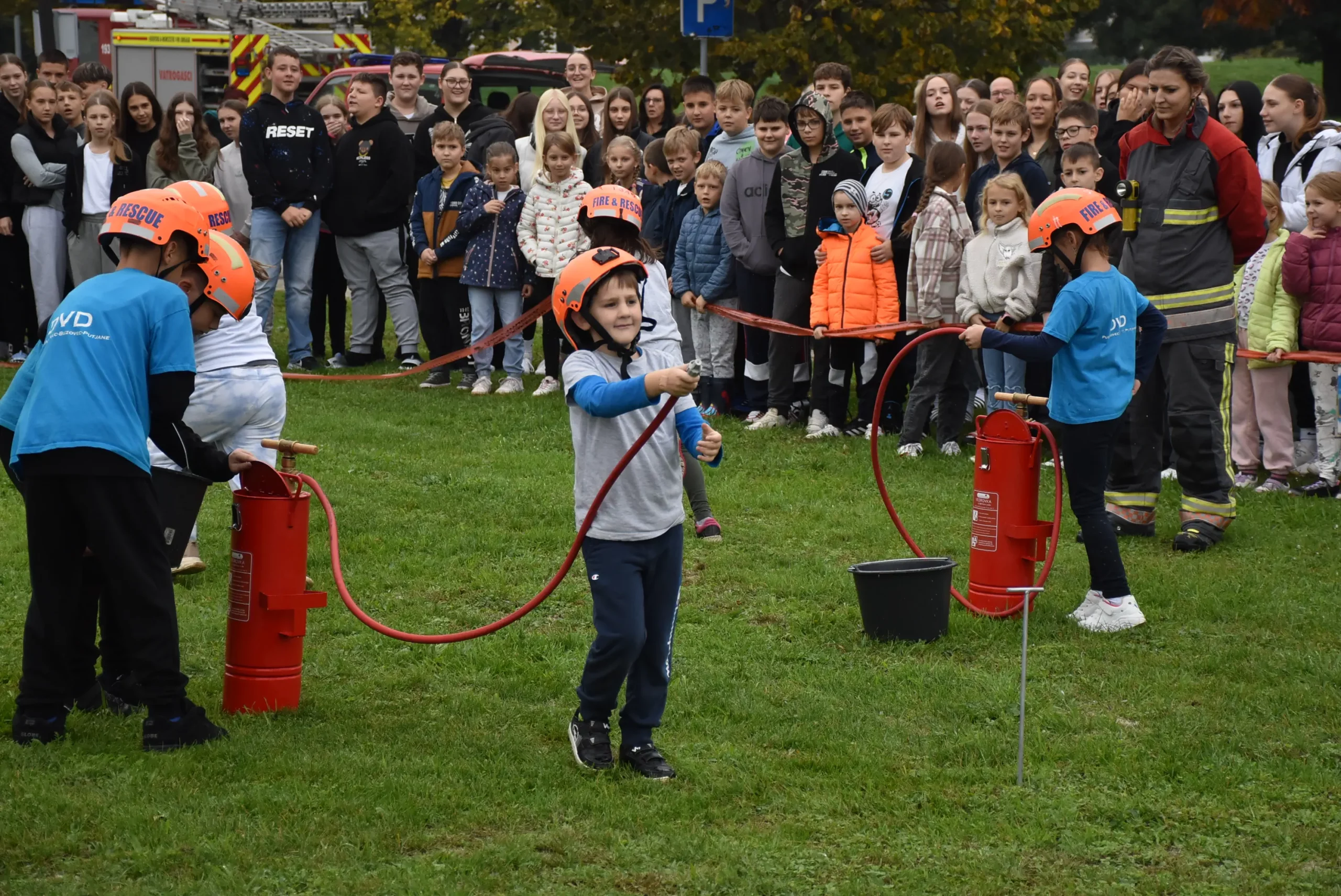 Vatrogasna vježba II. osnovna škola Čakovec 2024 (17)