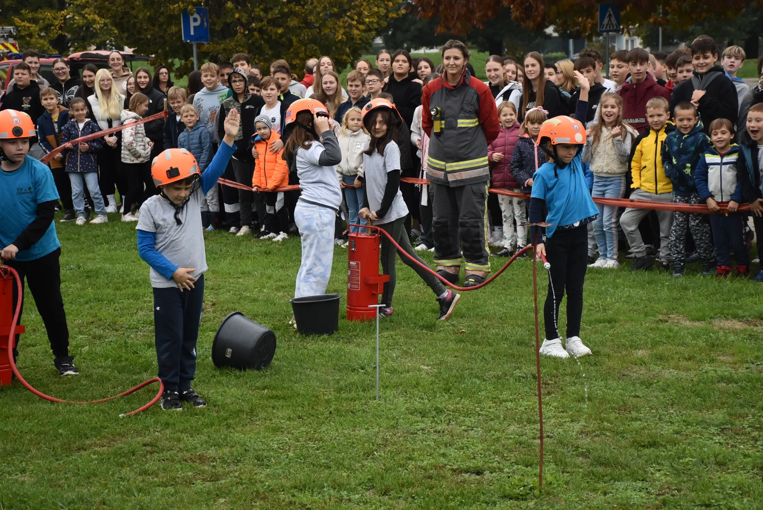 Vatrogasna vježba II. osnovna škola Čakovec 2024 (18)